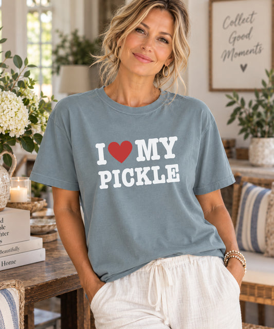 I Love My Pickle T-Shirt | Funny Pickle Lover Tee