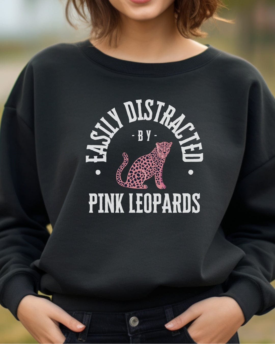 Pink Leopards Sweatshirt- Unisex