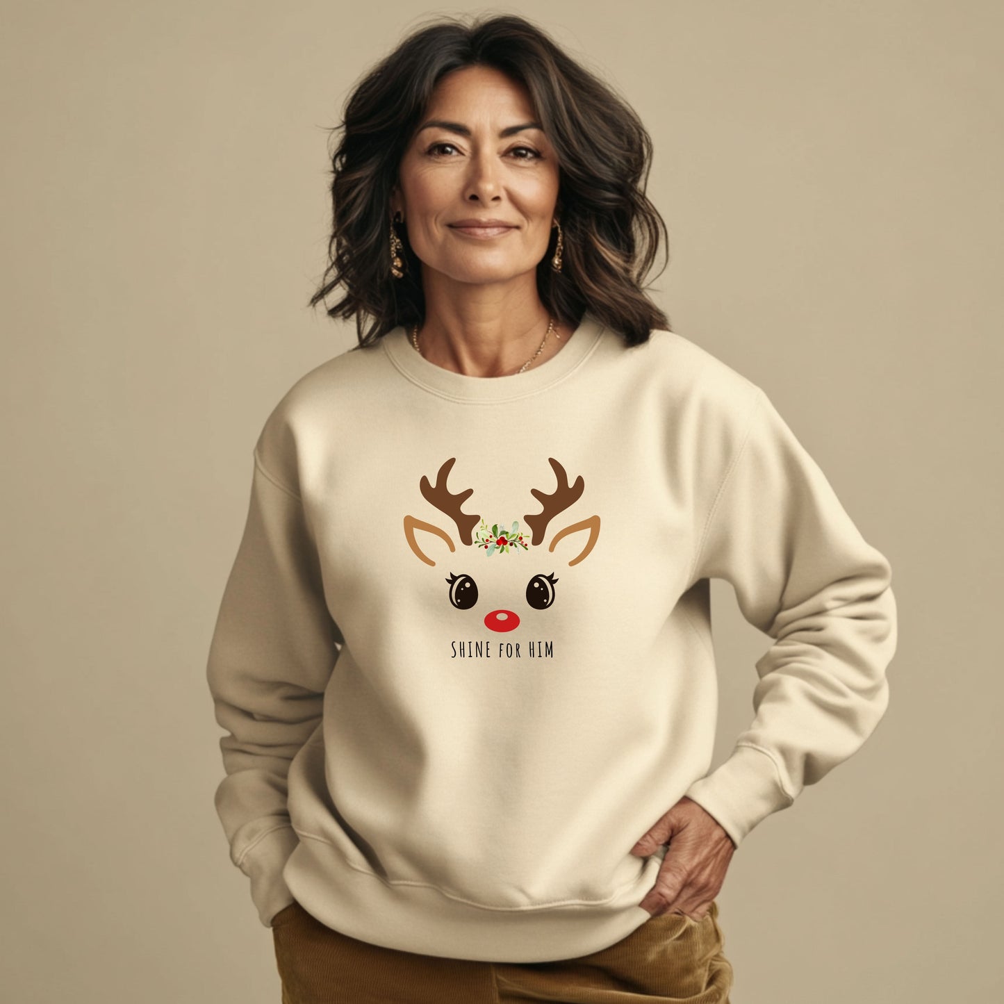 Shine For Him Christmas Sweatshirt