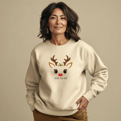 Shine For Him Christmas Sweatshirt