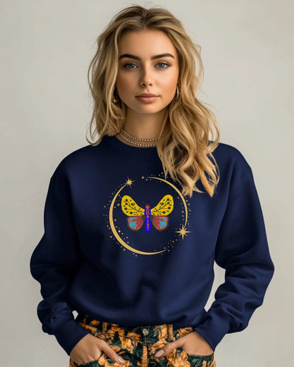 Boho Glam Butterfly Sweatshirt