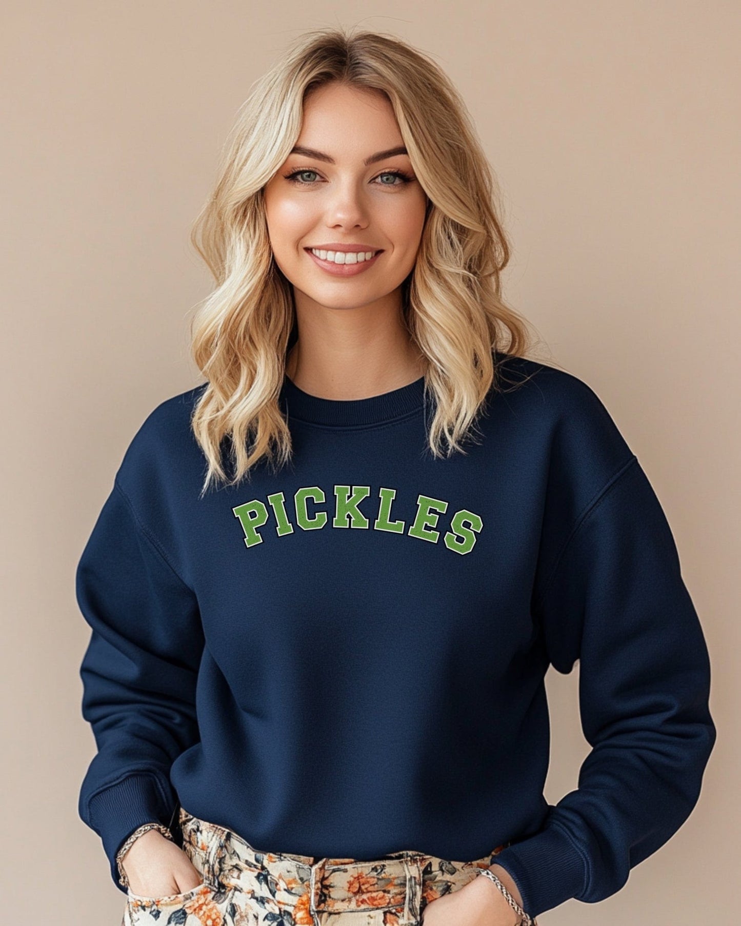 Collegiate Pickles Sweatshirt- Unisex