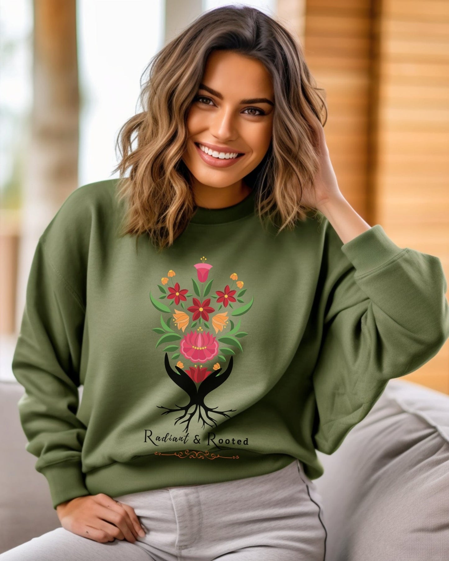 Radiant and Rooted Sweatshirt