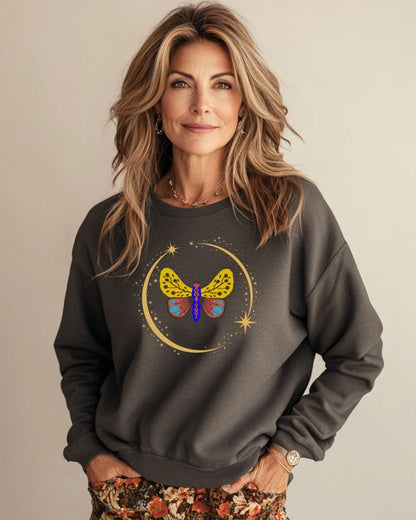 Boho Glam Butterfly Sweatshirt