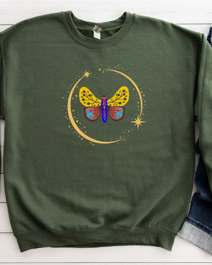 Boho Glam Butterfly Sweatshirt