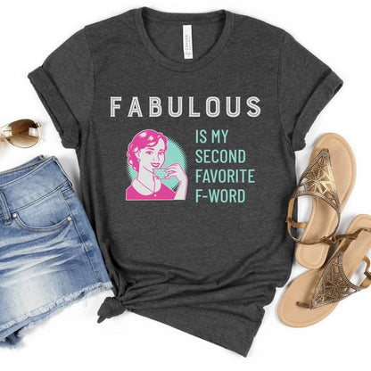 Fabulous My Second Favorite F-Word: Long-Fit T-Shirt