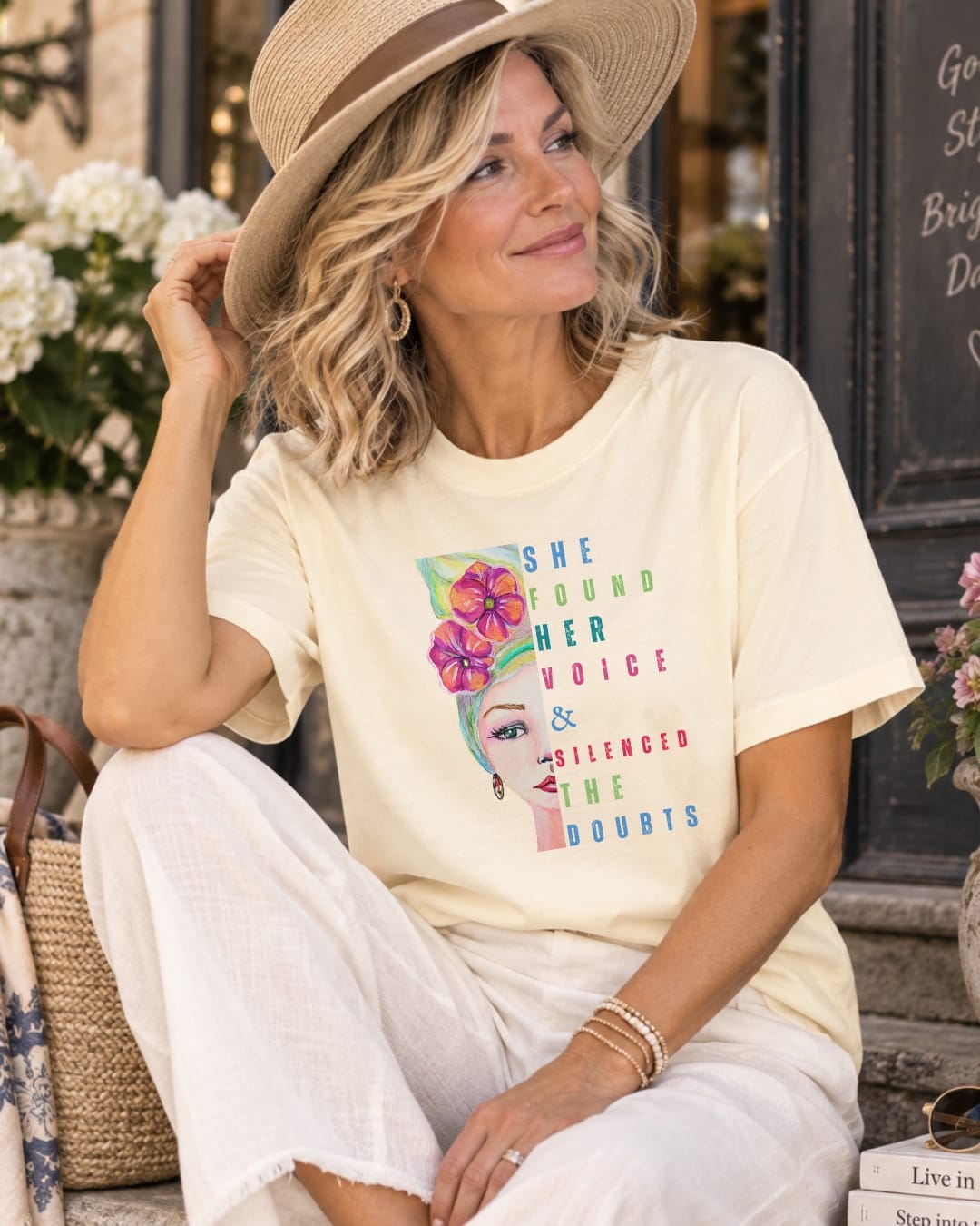 She Found Her Voice T-Shirt - Original Art Inspirational Tee