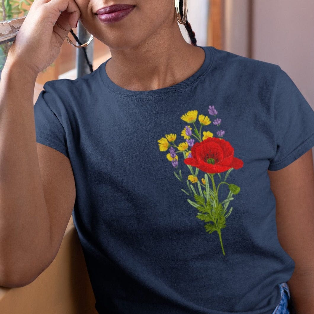 Poppy and Wildflower: Long-Fit T-Shirt