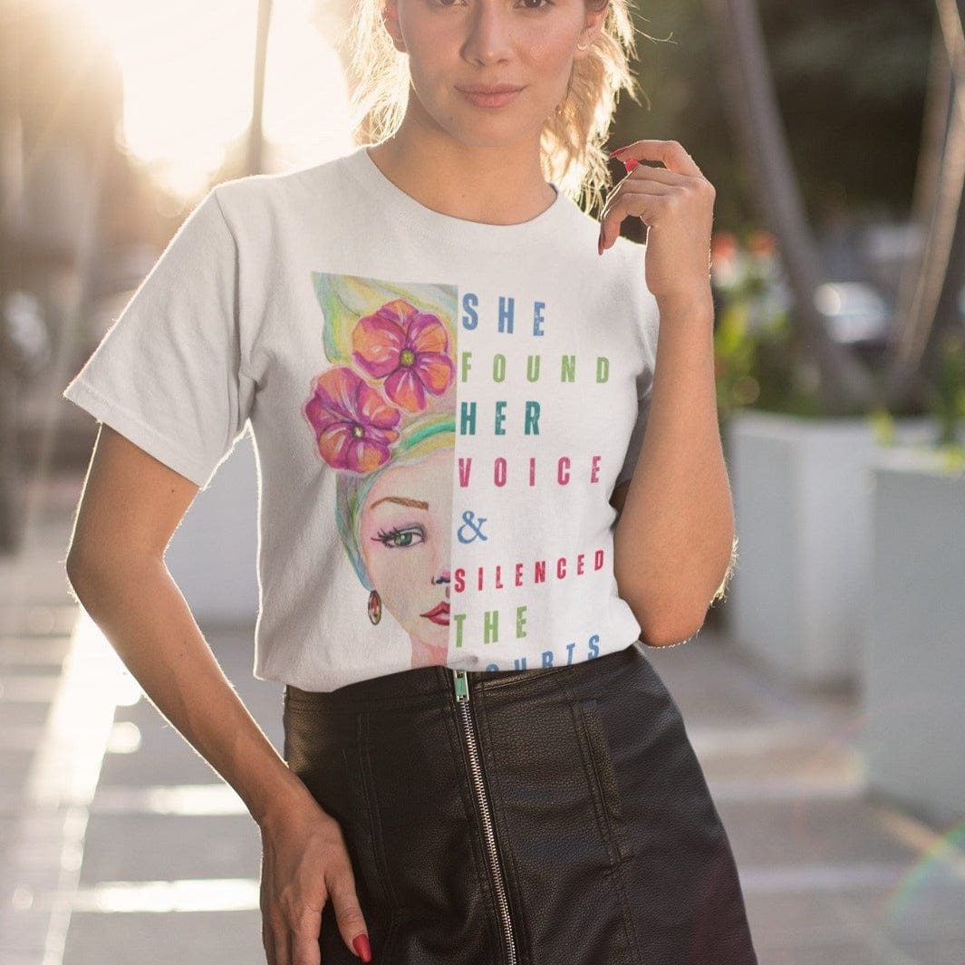 She Found Her Voice: Long-Fit T-Shirt